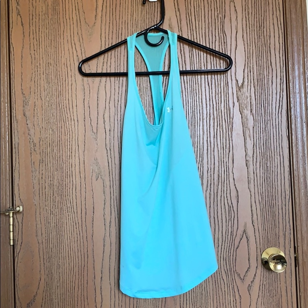 Under armor blue tank top